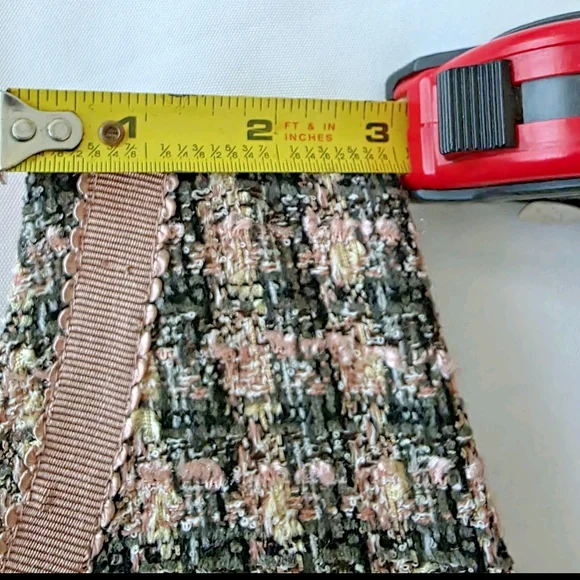 Talbots Tweed Sleeveless Sheath Dress Pink  Womens 18W Plus Size Preppy Career - Picture 8 of 13